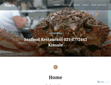 Tablet Screenshot of maxs.ie